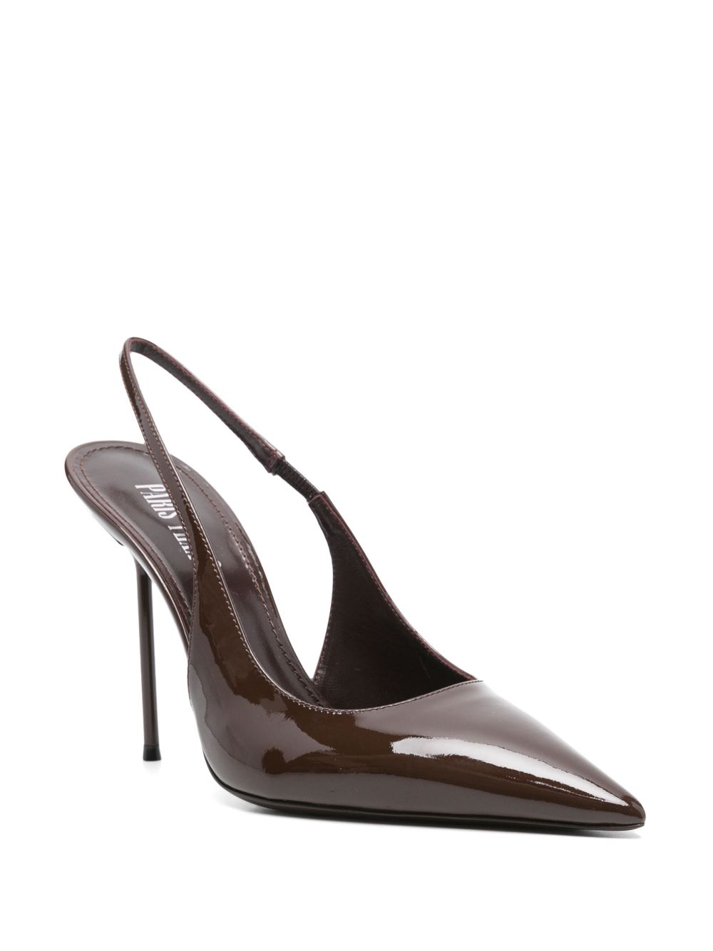 Decollete Lidia con cinturino in marrone 