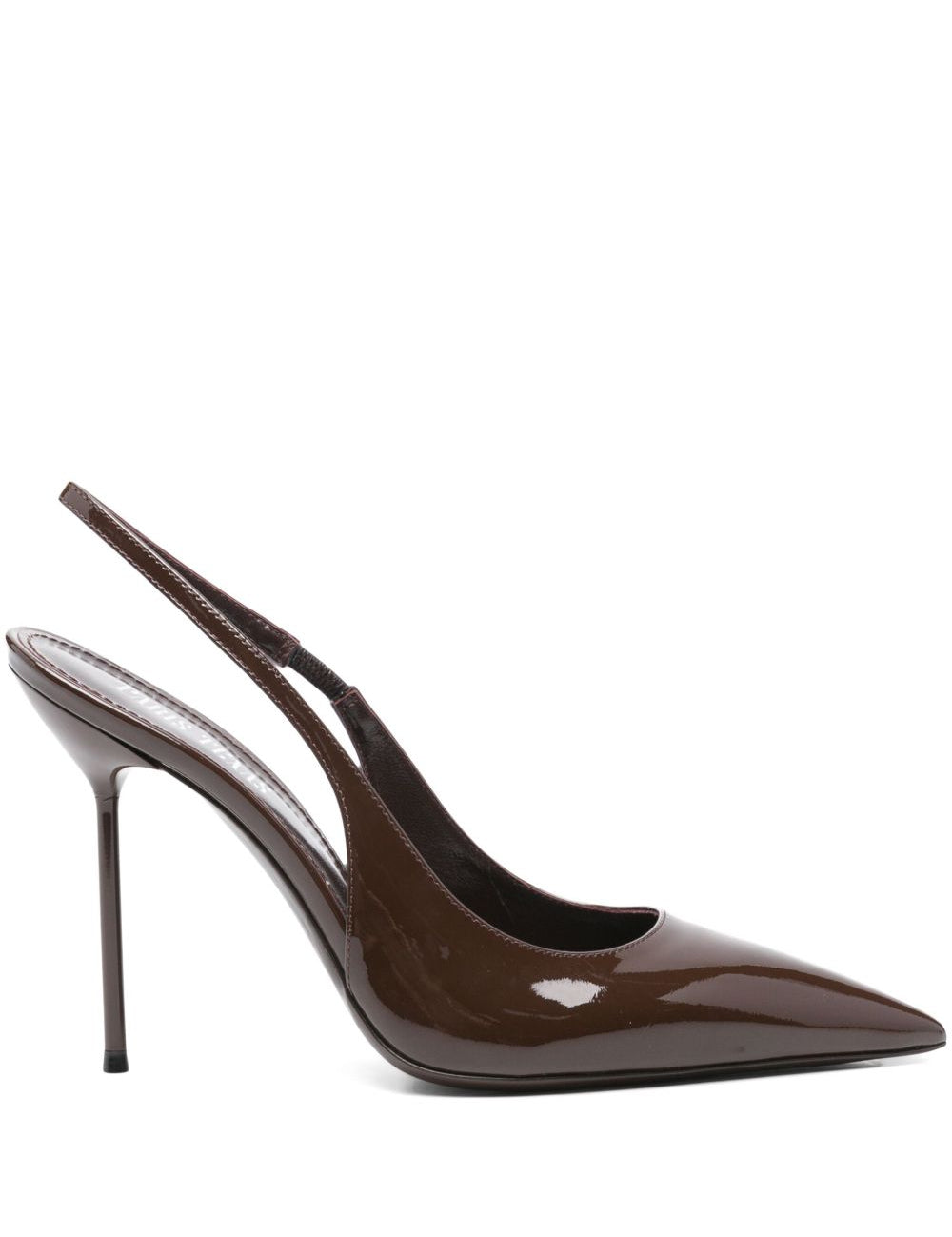 Decollete Lidia con cinturino in marrone 