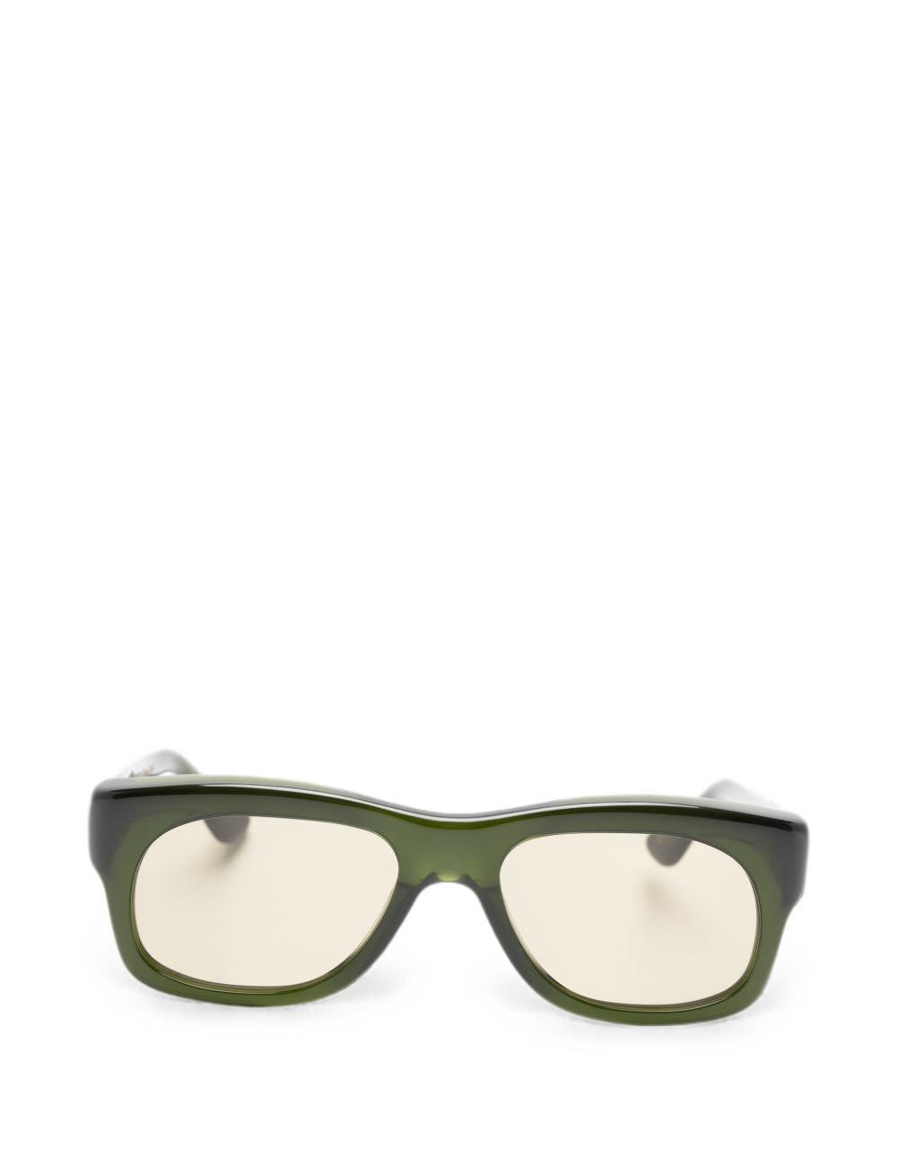 Occhiali da sole quwa con montatura rettangolare in verde 