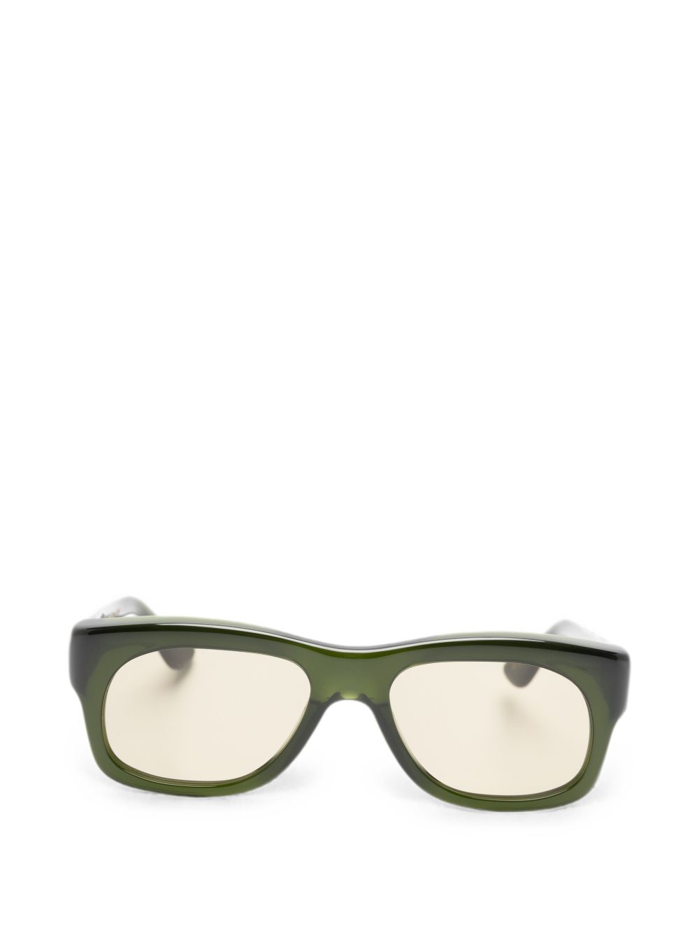 Occhiali da sole quwa con montatura rettangolare in verde 