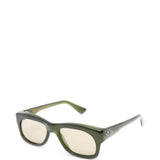 Occhiali da sole quwa con montatura rettangolare in verde 