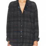 Camicia reversibile con stampa multicolor 