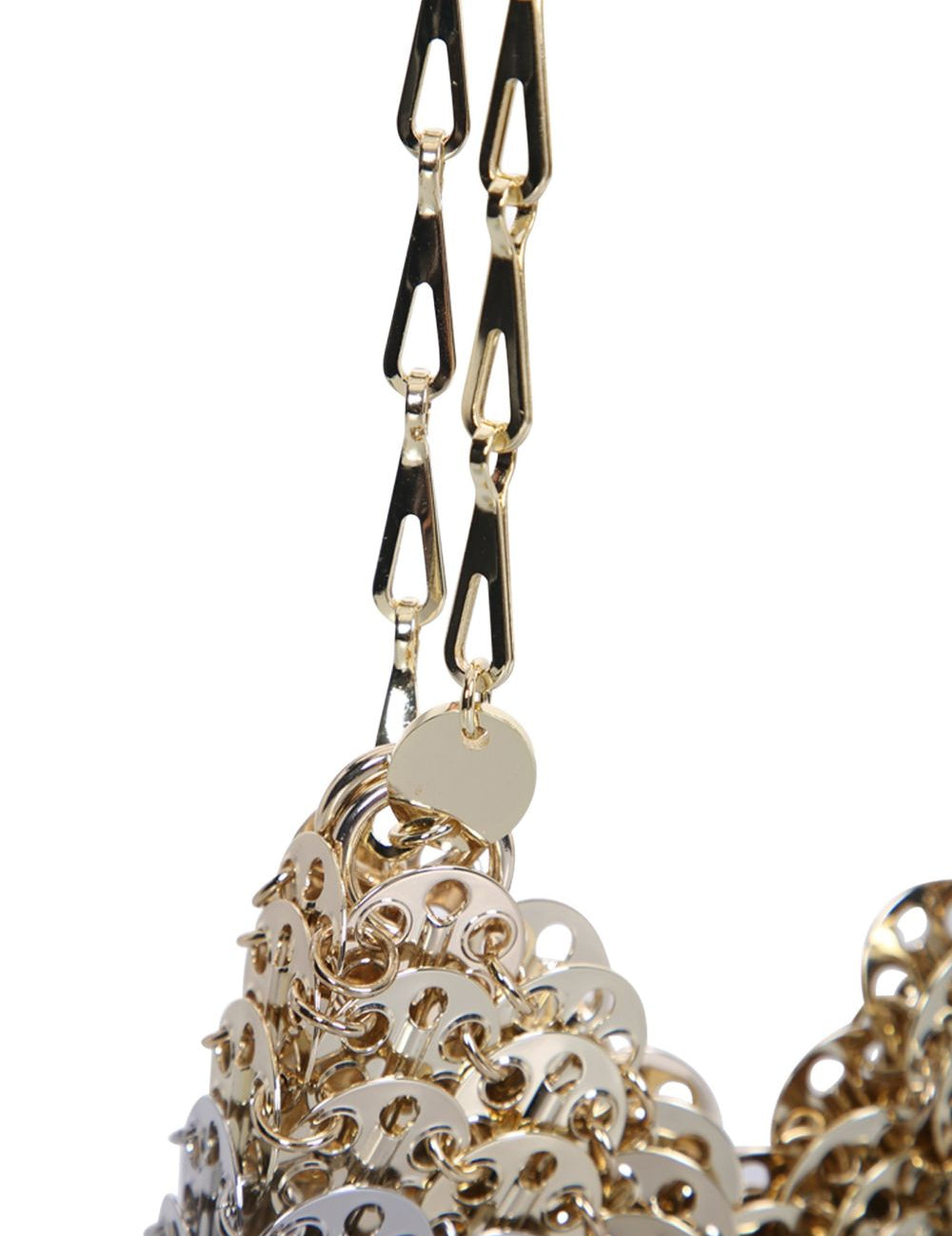 Borsa 6 nano skyl in argento e oro 
