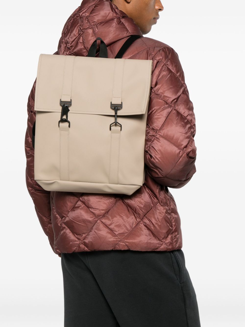 Zaino msn bag mini w3 in beige 