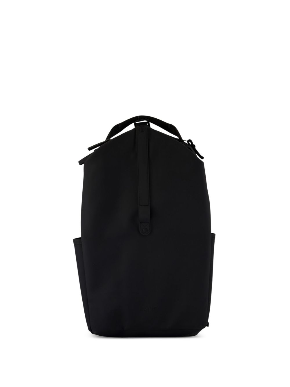 Zaino con clip w3 in nero 