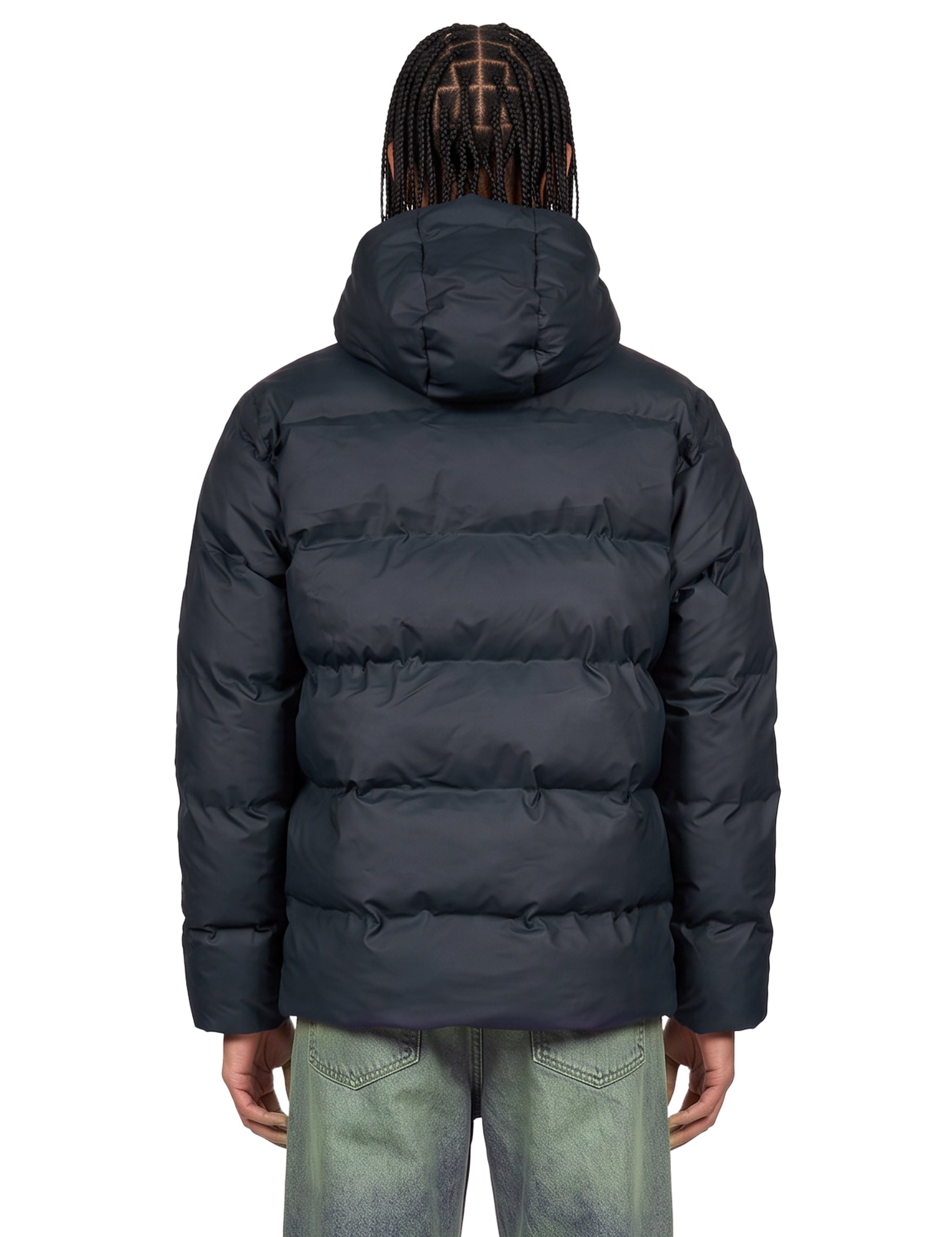 Piumino Alta in blu navy<BR/> 