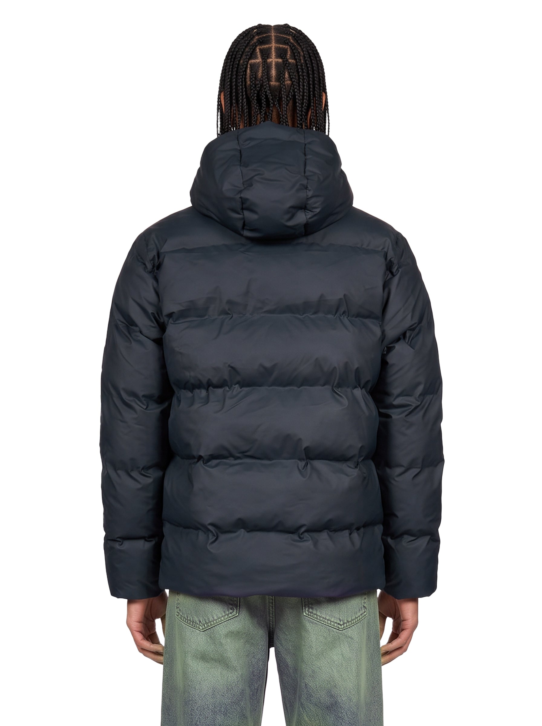 Piumino Alta in blu navy<BR/> 