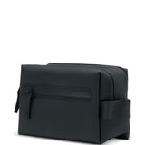 Beauty case con zip w3 in nero 