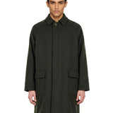 Cappotto in lana verde 