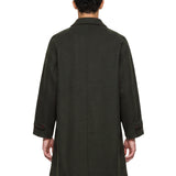 Cappotto in lana verde 