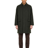Cappotto in lana verde 