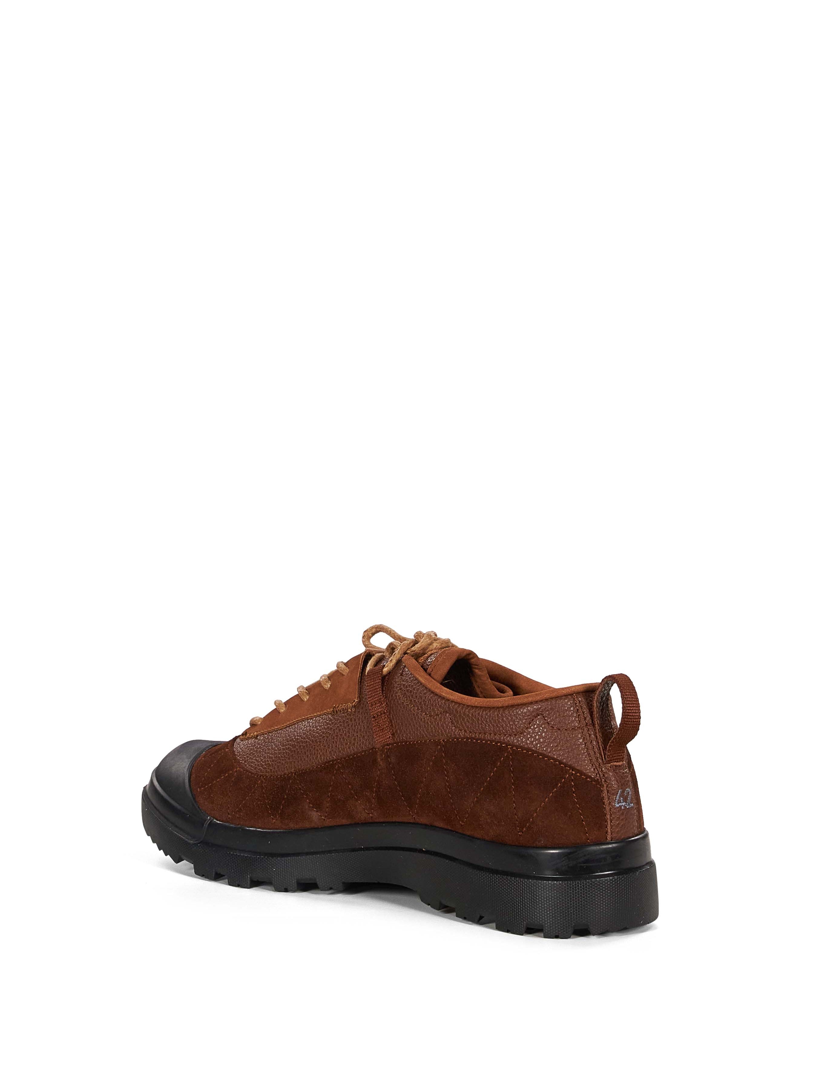 Sneakers Kalt in pelle in marrone 