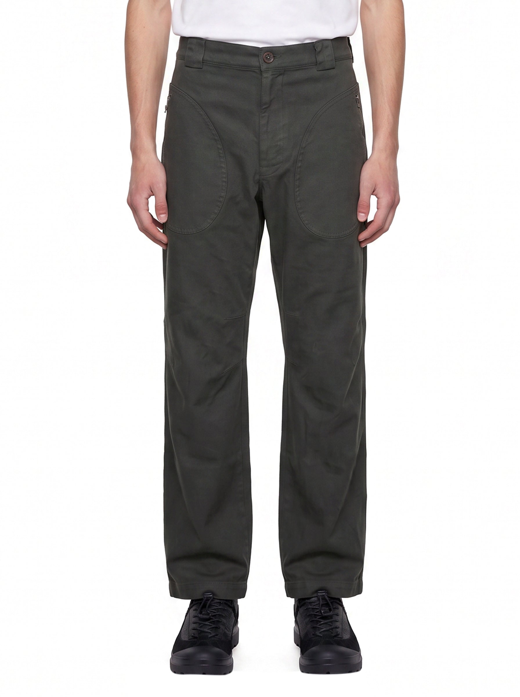 Pantaloni in cotone grigio 