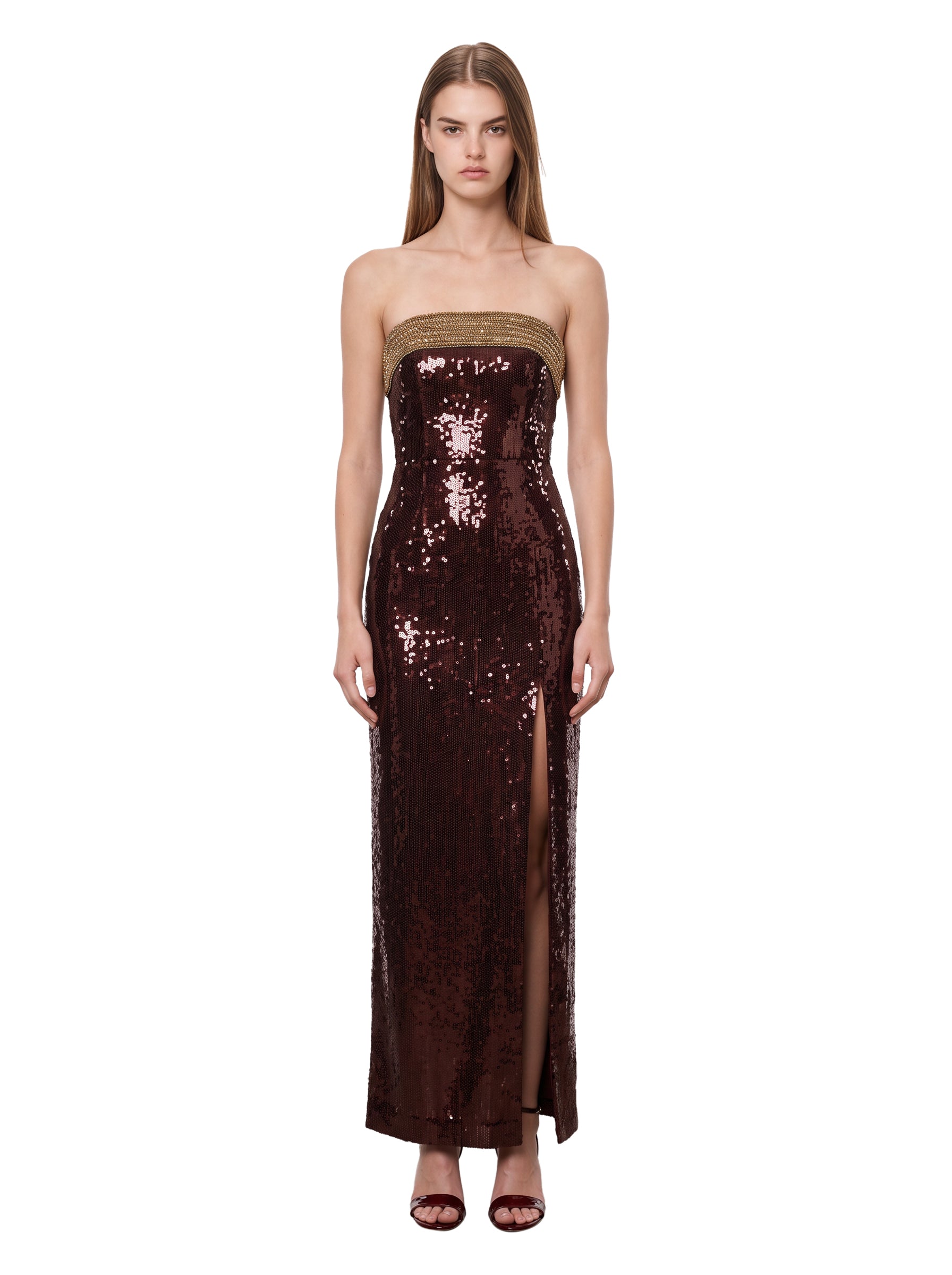 Abito Glimmer in marrone 