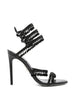 Black 105 Chandelier Crystal-Embellished Sandals