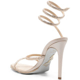 Sandali Cleo con strass in avorio 