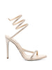 Sandali Cleo con strass in avorio