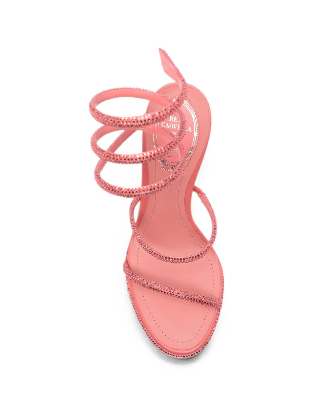 Sandali Cleo con strass in rosa 
