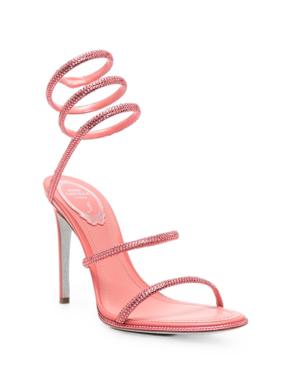 Sandali Cleo con strass in rosa 