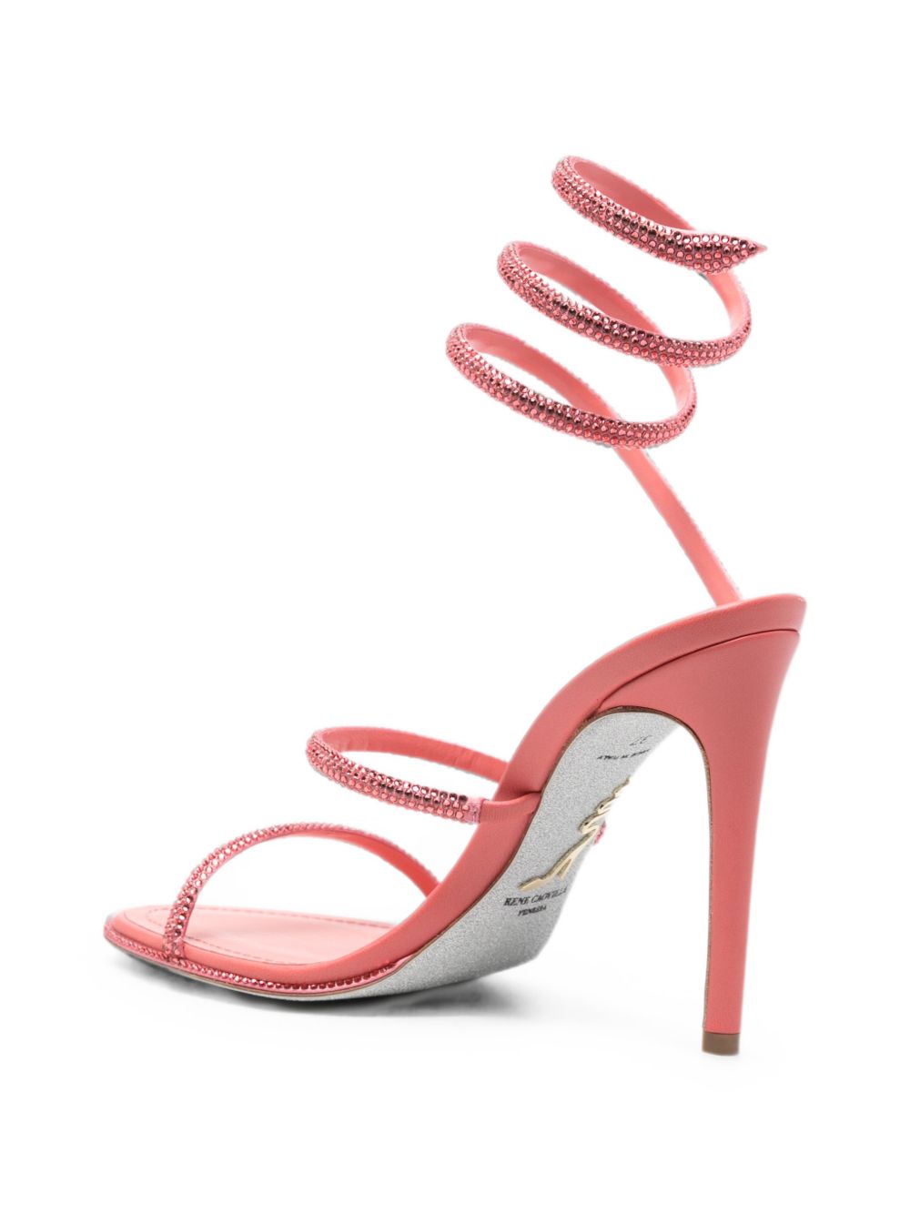 Sandali Cleo con strass in rosa 