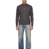 T-shirt 247 nobel a maniche lunghe in grigio 