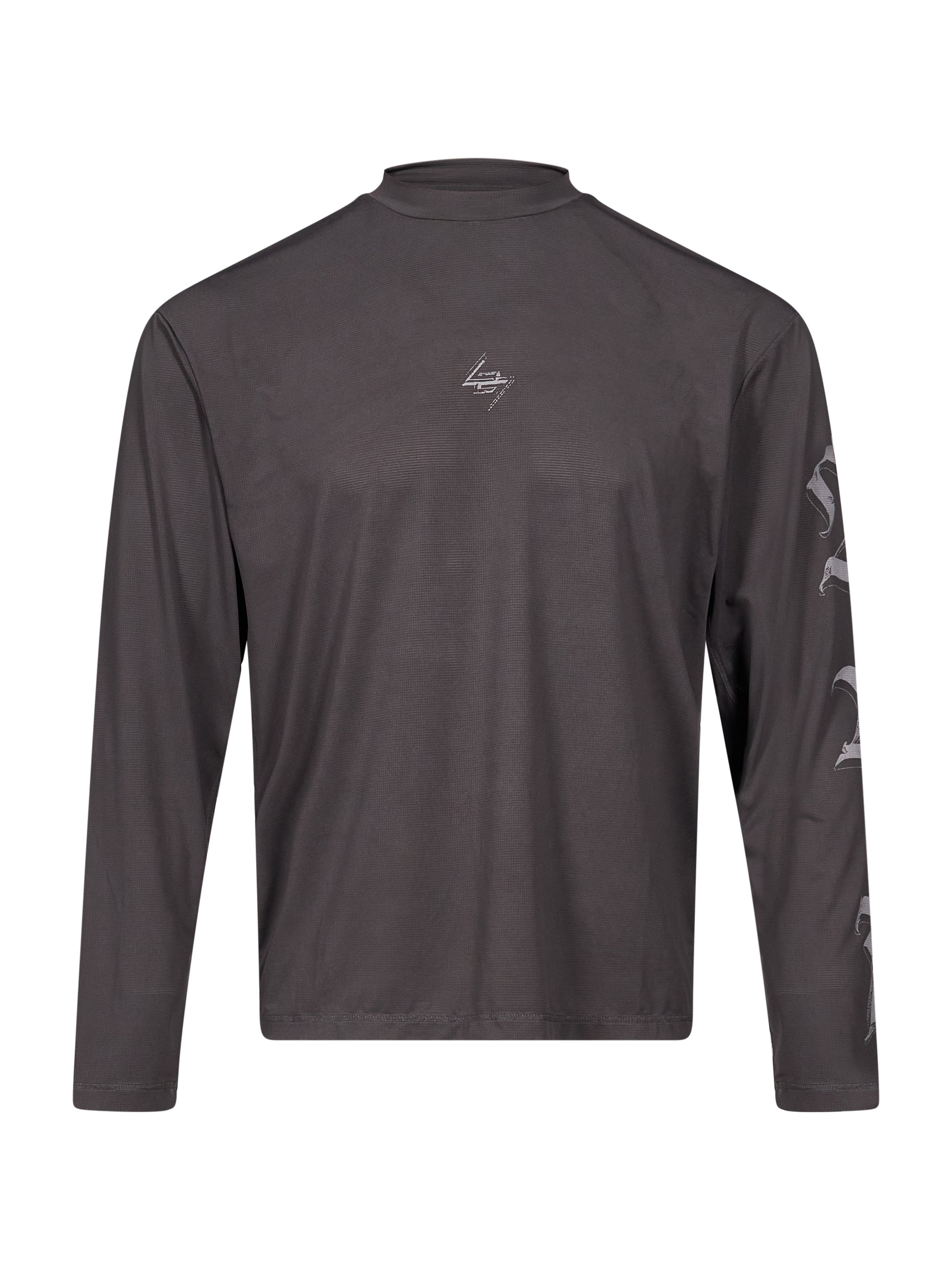T-shirt 247 nobel a maniche lunghe in grigio 