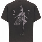 T-shirt "247 Fallen Angel" in nero 