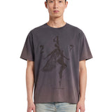 T-shirt "247 Fallen Angel" in grigio 