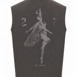 Canotta "247 Fallen Angel" in nero 
