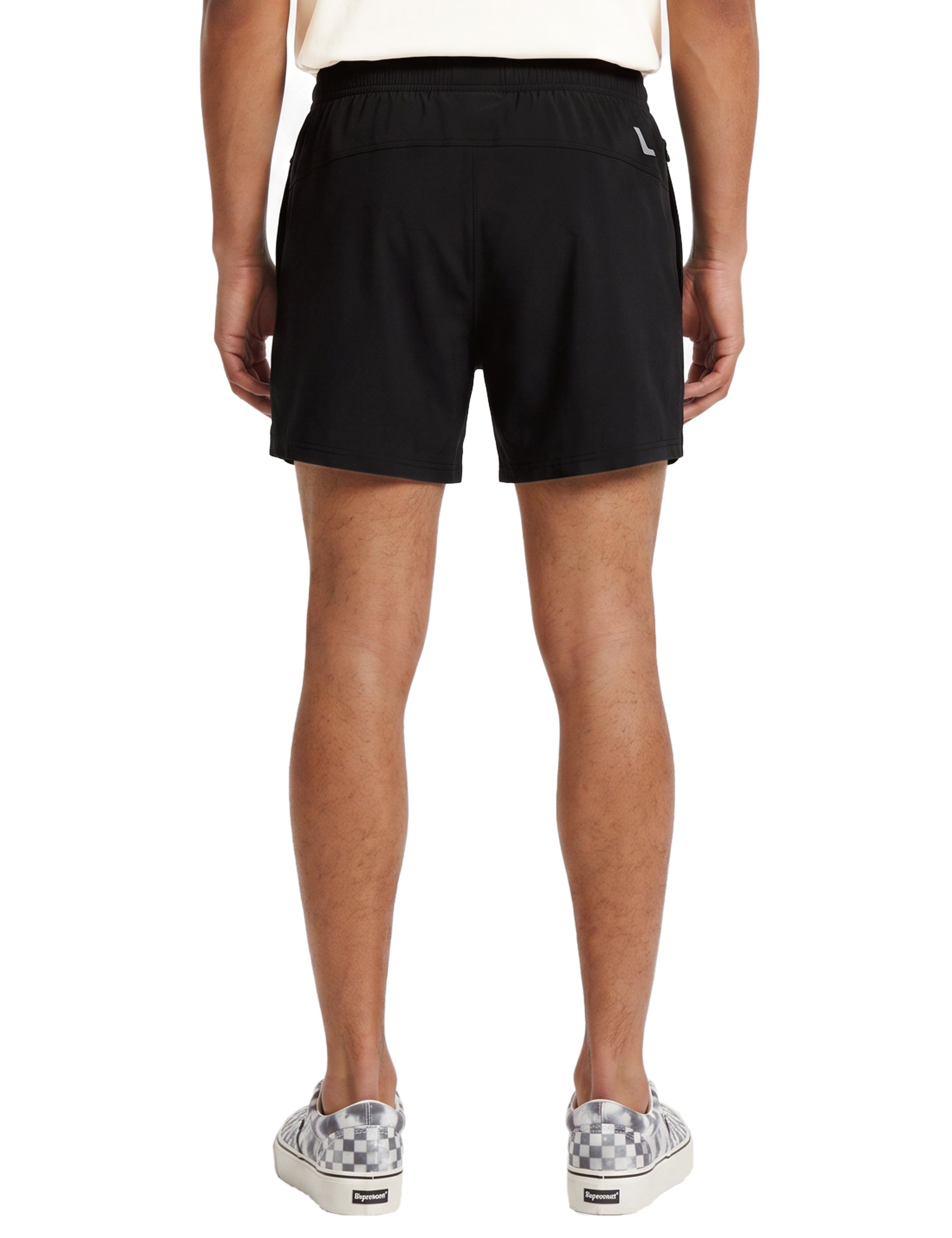 Shorts con vita elasticizzata Ghost in nero 