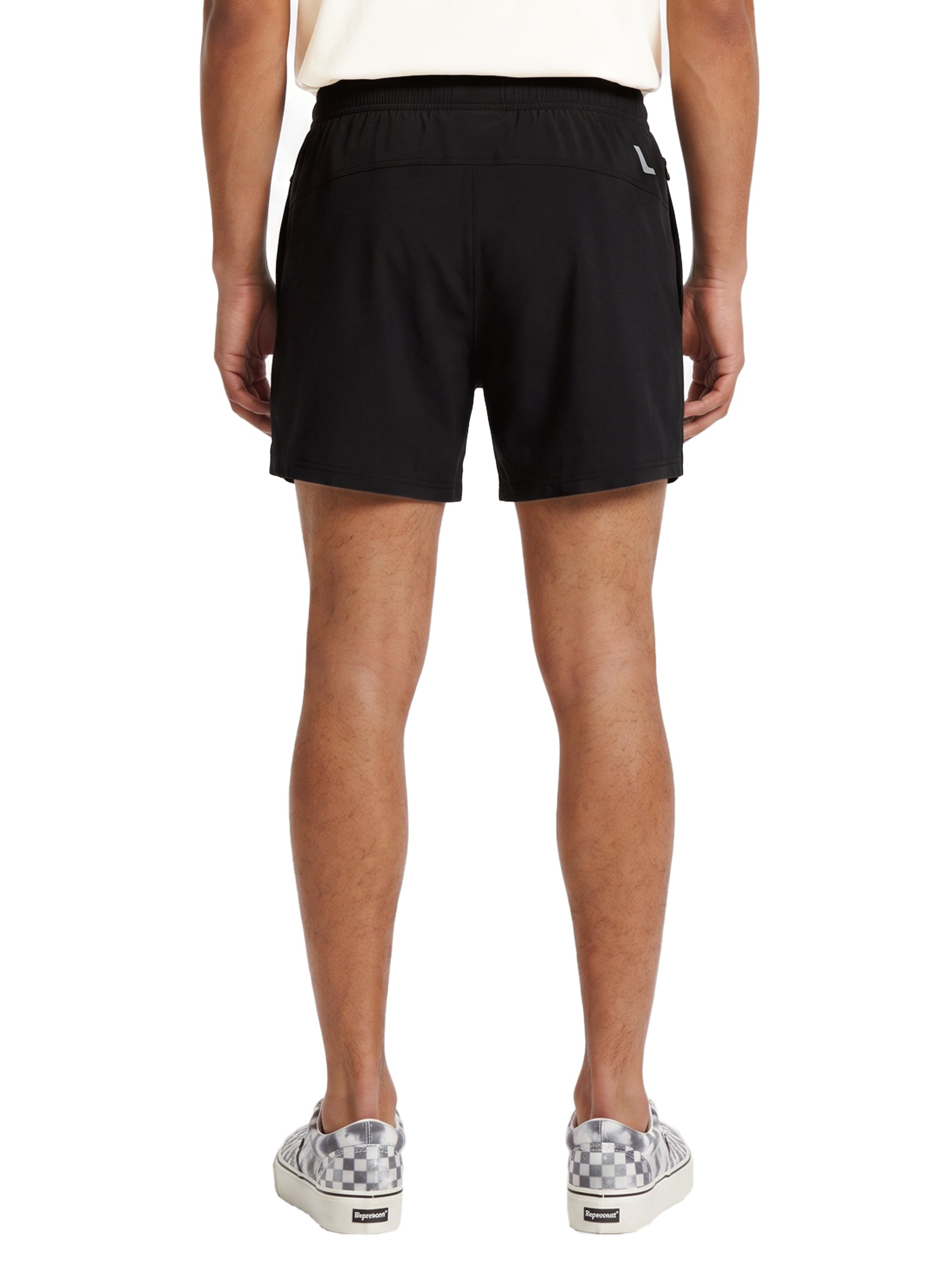 Shorts con vita elasticizzata Ghost in nero 