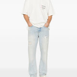 Jeans Painted in blu 