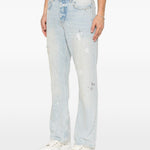 Jeans painted in blu represent - uomo 