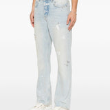 Jeans Painted in blu 