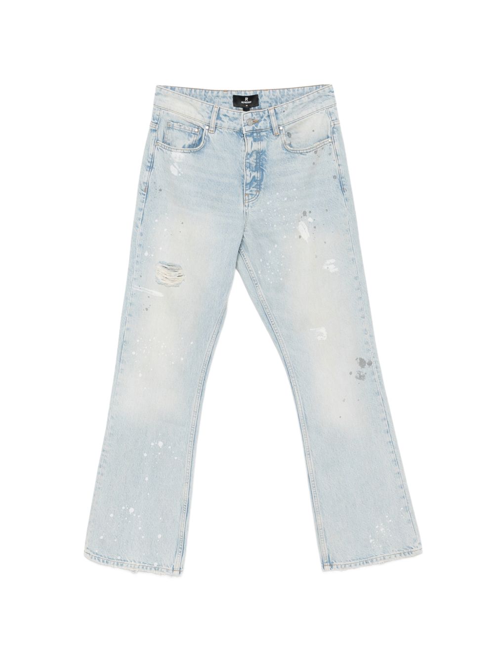 Jeans Painted in blu 