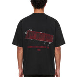 T-shirt a maniche corte con stampa Ransom in nero 