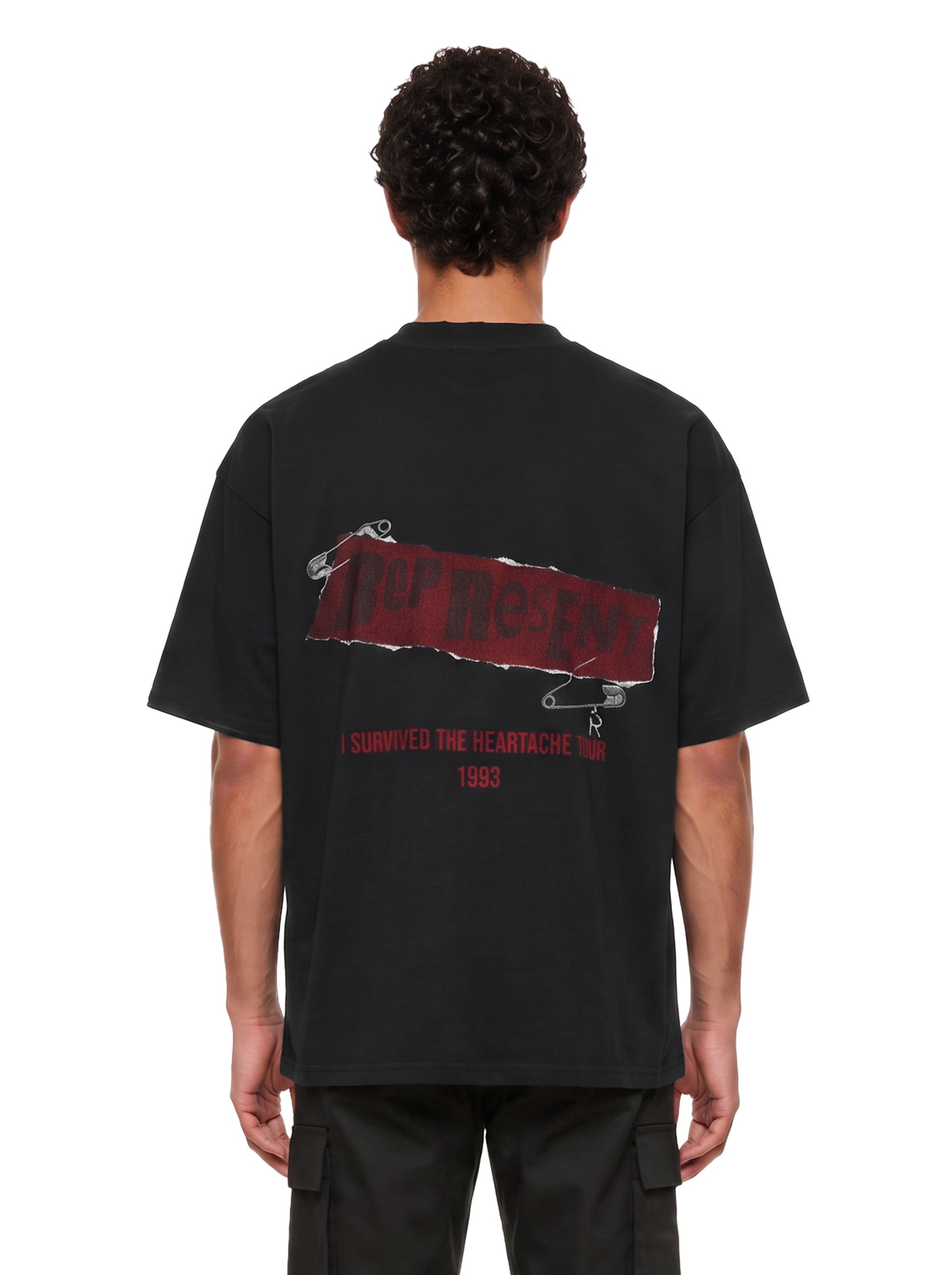 T-shirt a maniche corte con stampa Ransom in nero 