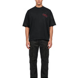 T-shirt a maniche corte con stampa Ransom in nero 