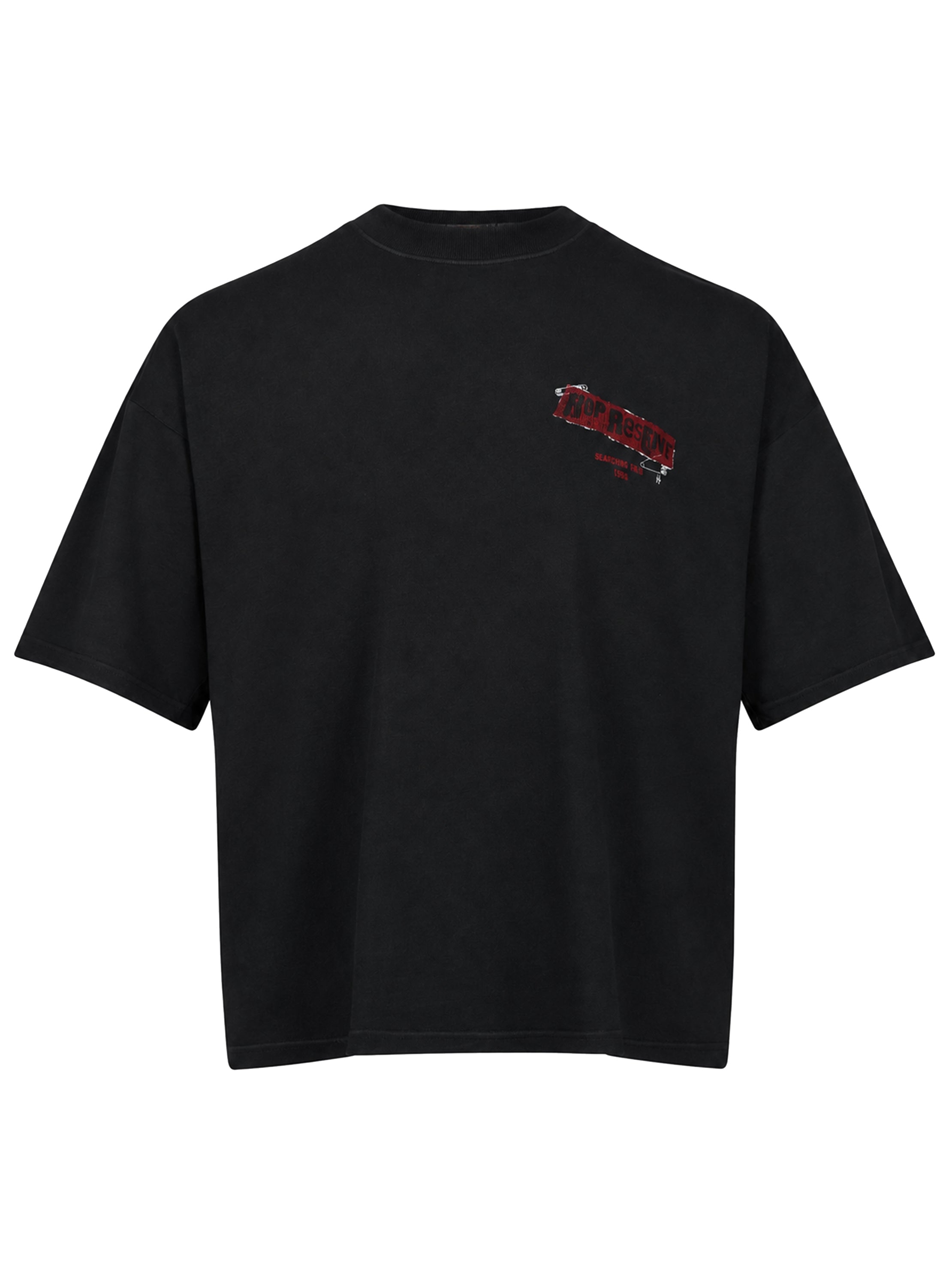 T-shirt a maniche corte con stampa Ransom in nero 