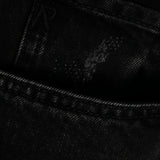 Jeans heaton in denim nero 