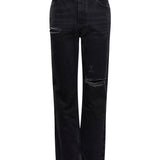 Jeans heaton in denim nero 