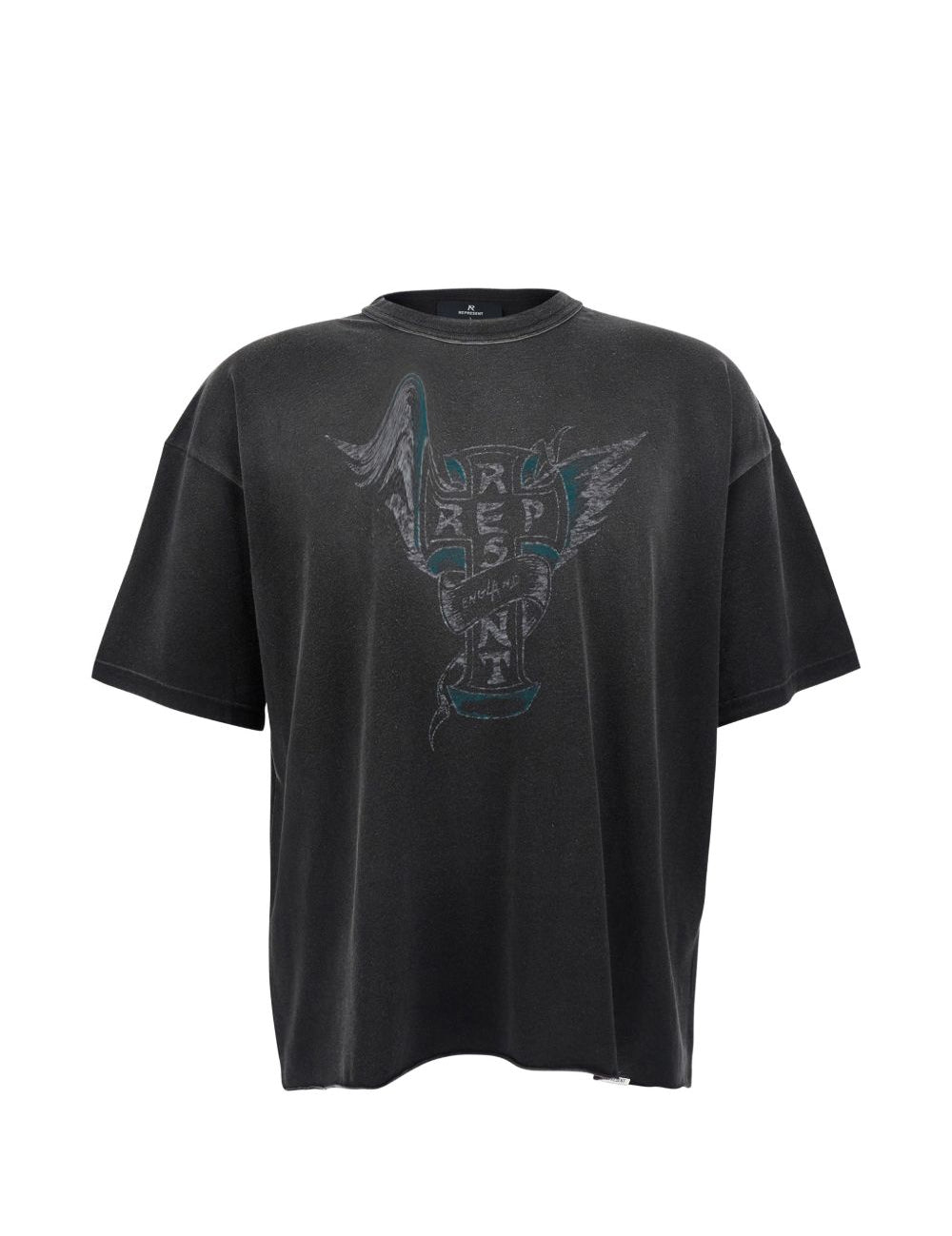 T-shirt con stampa grafica in nero Represent - uomo 