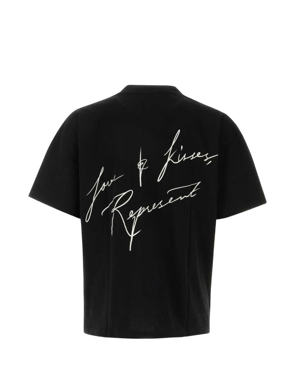 T-shirt con stampa slogan in nero Represent - uomo 