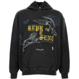 Felpa con cappuccio Enemy in nero 