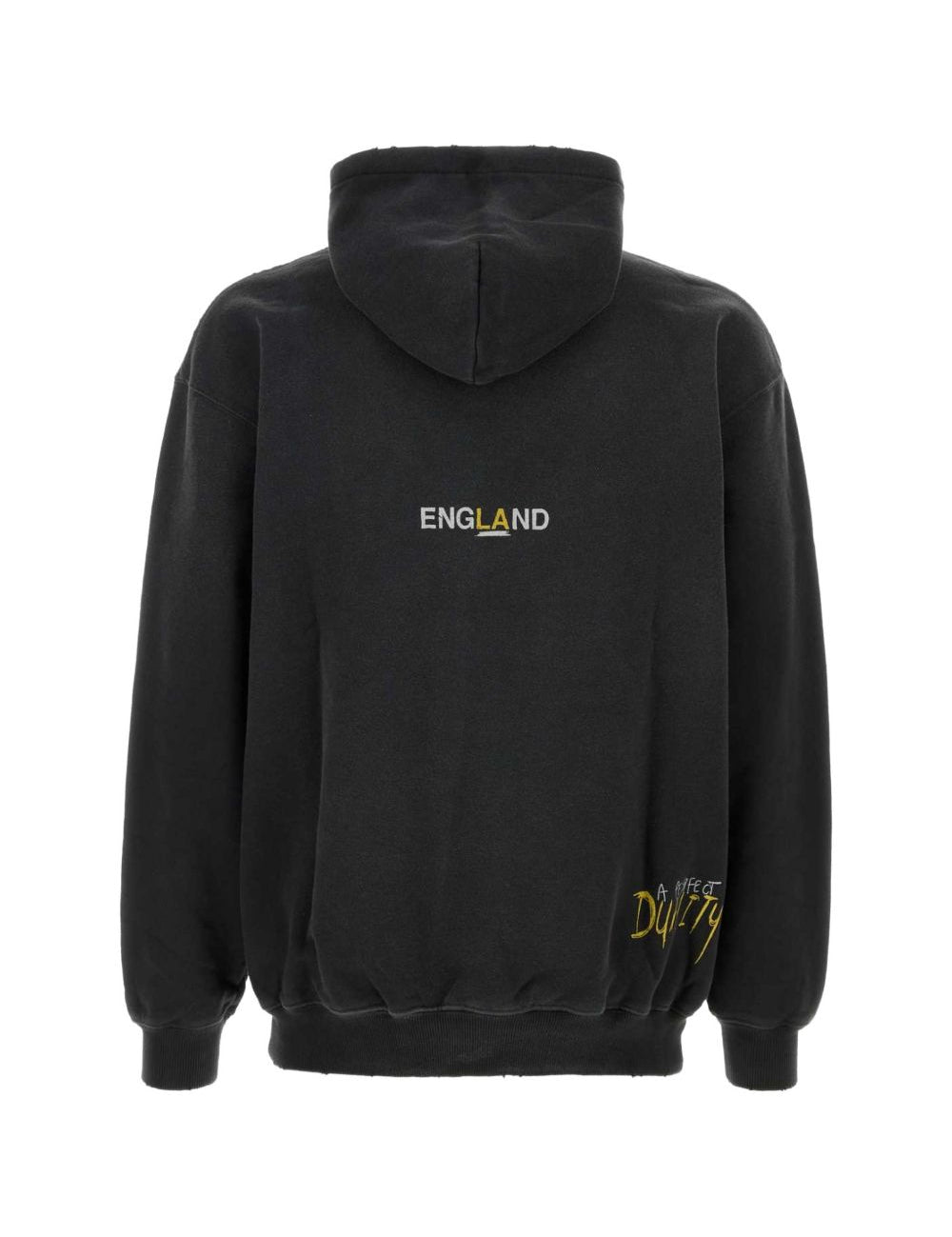 Felpa con cappuccio Enemy in nero 