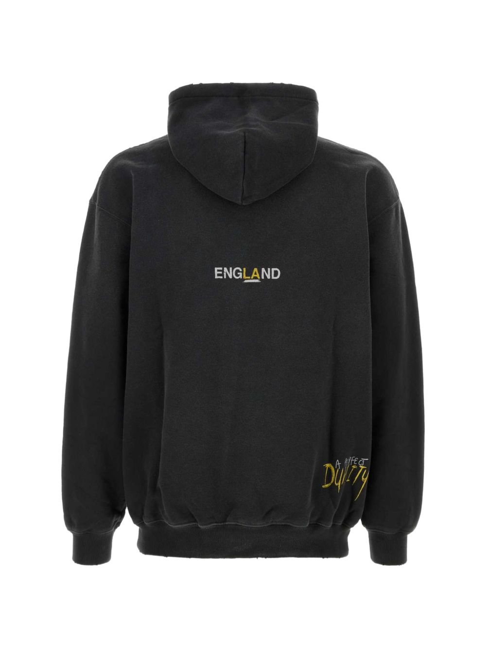 Felpa con cappuccio Enemy in nero 