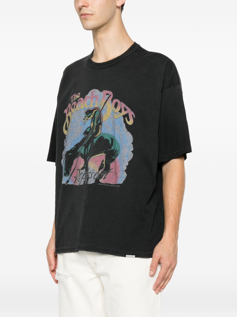 T-shirt x the beach boys endless summer in nero Represent - uomo 