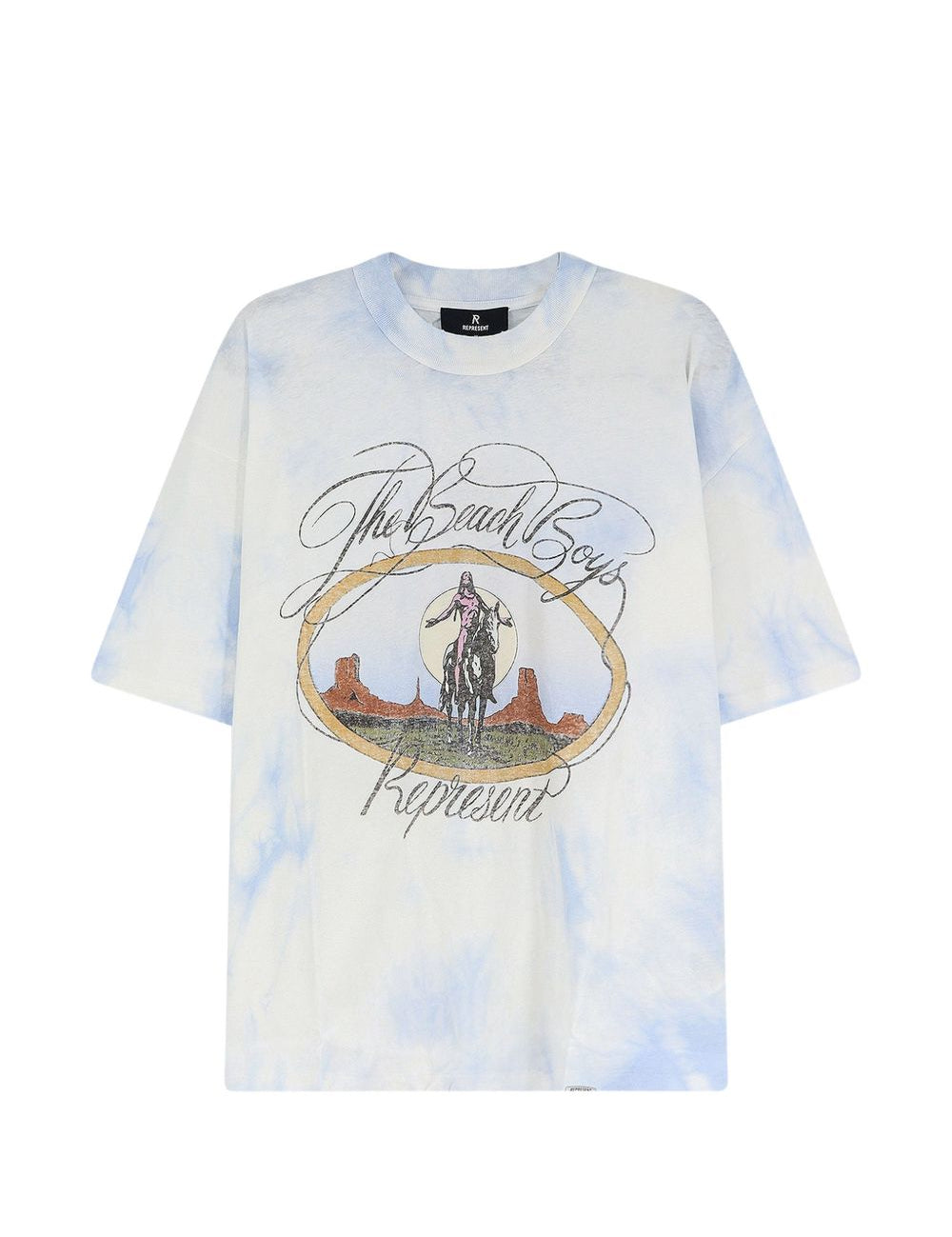 T-shirt The Beach Boys in celeste Represent - uomo 