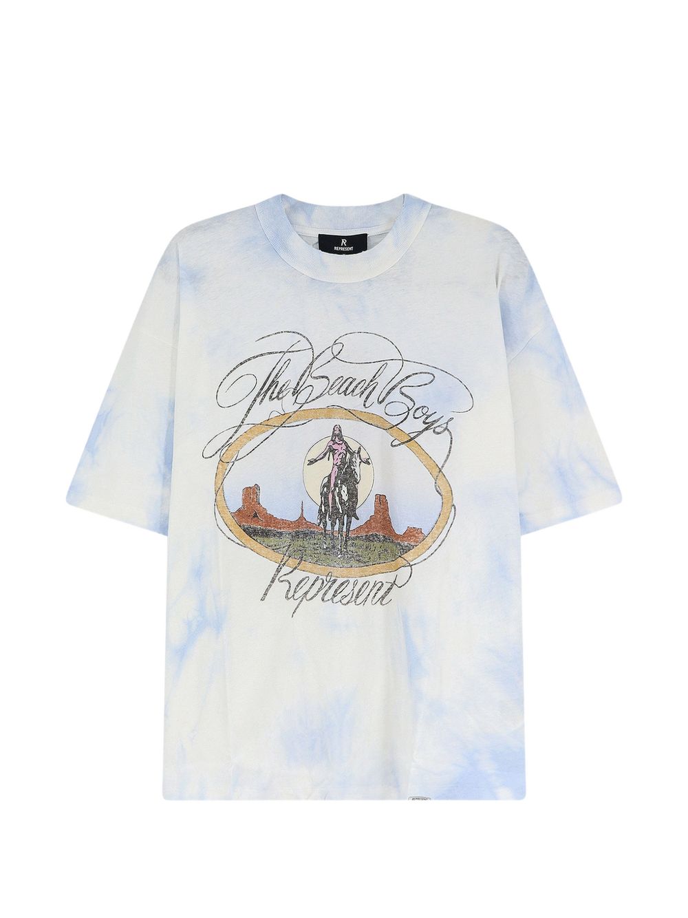 T-shirt The Beach Boys in celeste Represent - uomo 