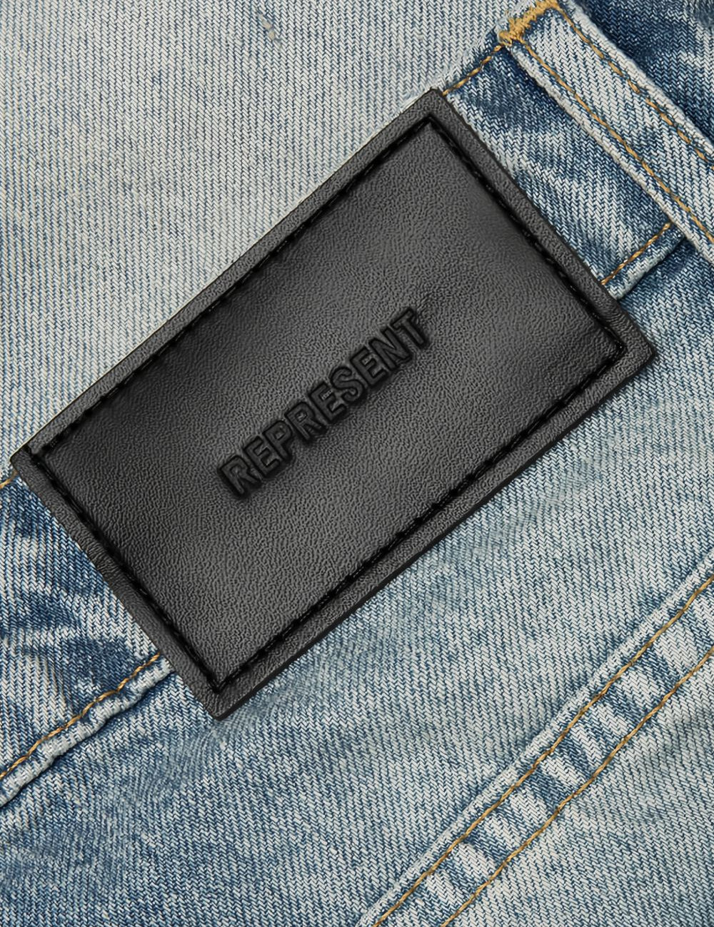 Jeans Heaton in denim blu 